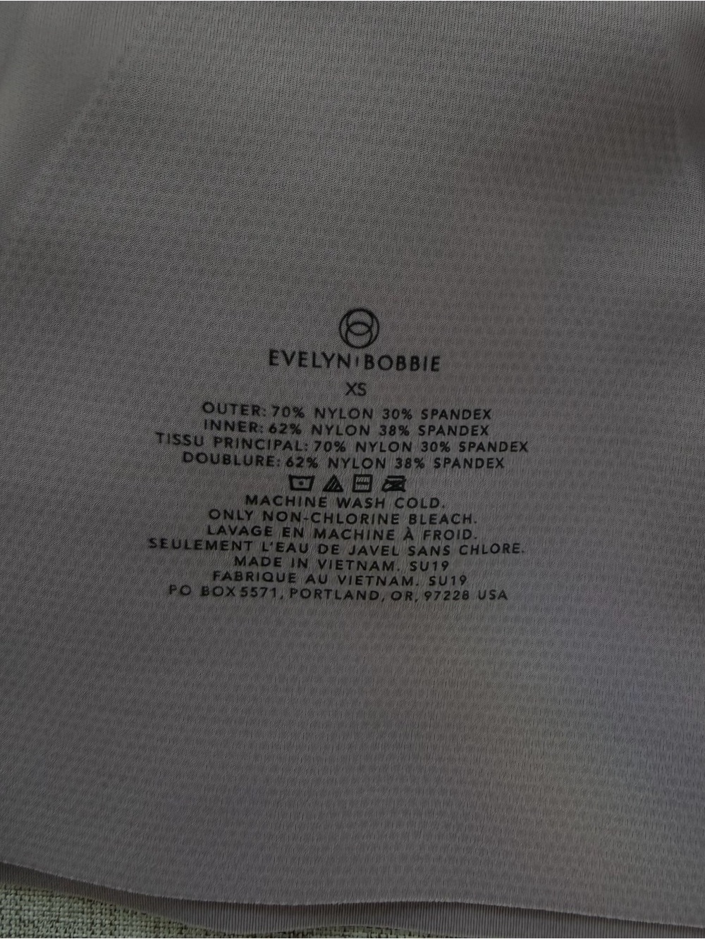 Evelyn Bobbie Seamless Unlined Wirefree Bra Lavender Size XS - Picture 5 of 5